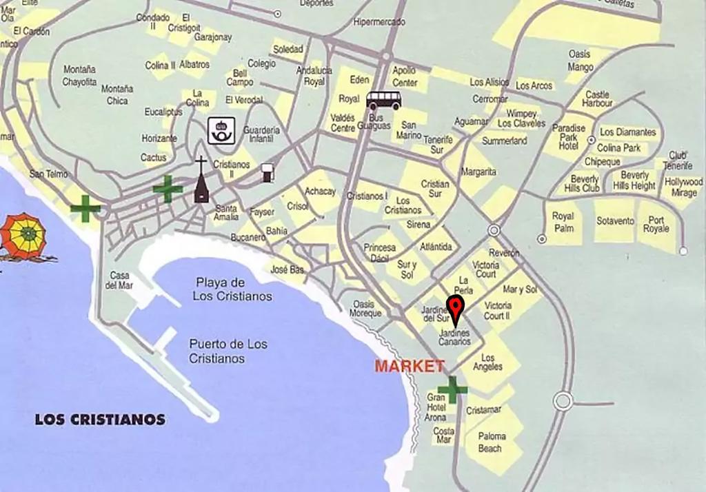 Apartamento Espacioso Primera Línea De Playa Los Cristianos (Tenerife)